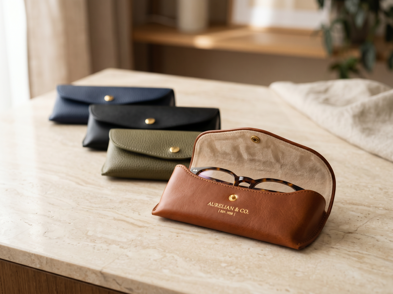 Premium luxury eyeglass cases